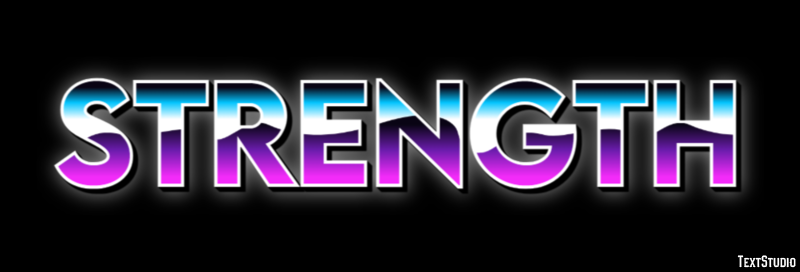 Strength Text Effect