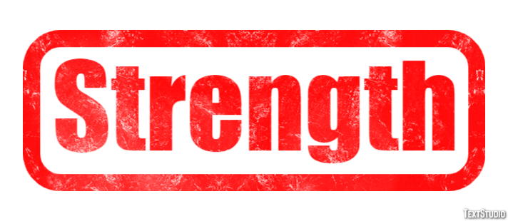 Strength Text Effect
