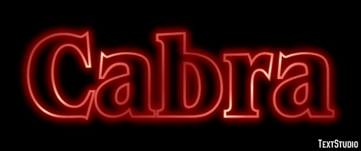 Cabra Efekt tekstowy