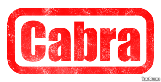 Cabra Efekt tekstowy