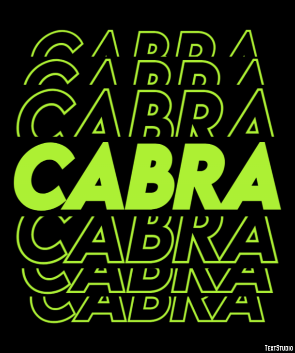 Cabra Efekt tekstowy