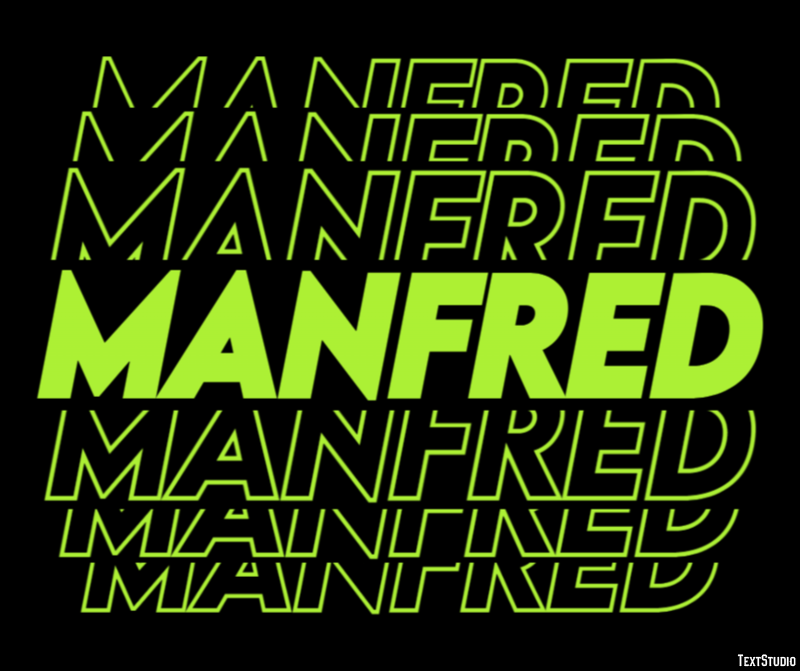Manfred Efekt tekstowy