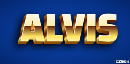 Alvis Text Effect