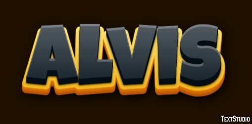 Alvis Text Effect