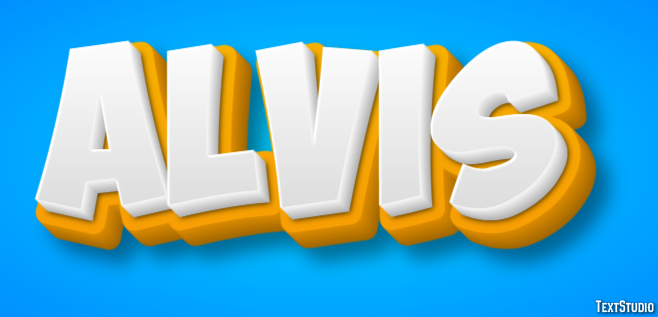 Alvis Text Effect