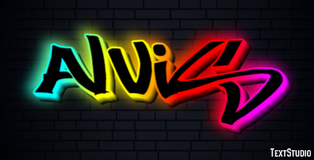 Alvis Text effect