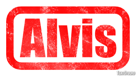 Alvis Text effect