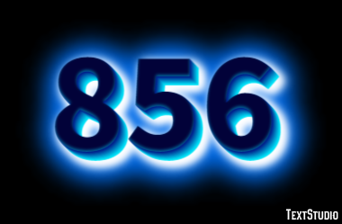 856 Text Effect