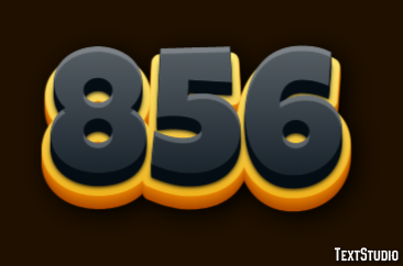 856 Text Effect