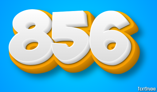 856 Text Effect