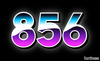856 Text Effect