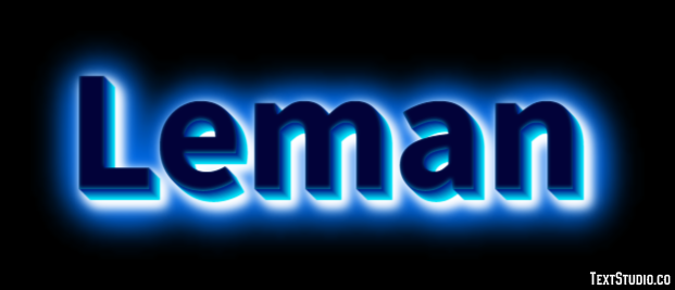 Leman Эффект текста