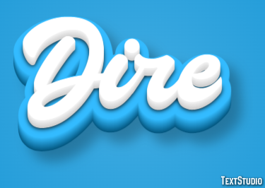 Dire Text Effect