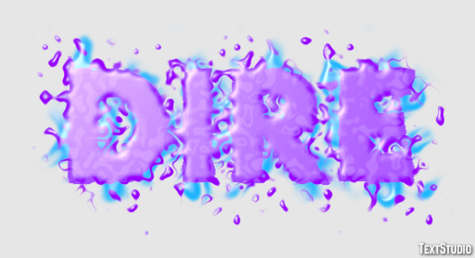 Dire Text Effect