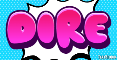 Dire Text Effect
