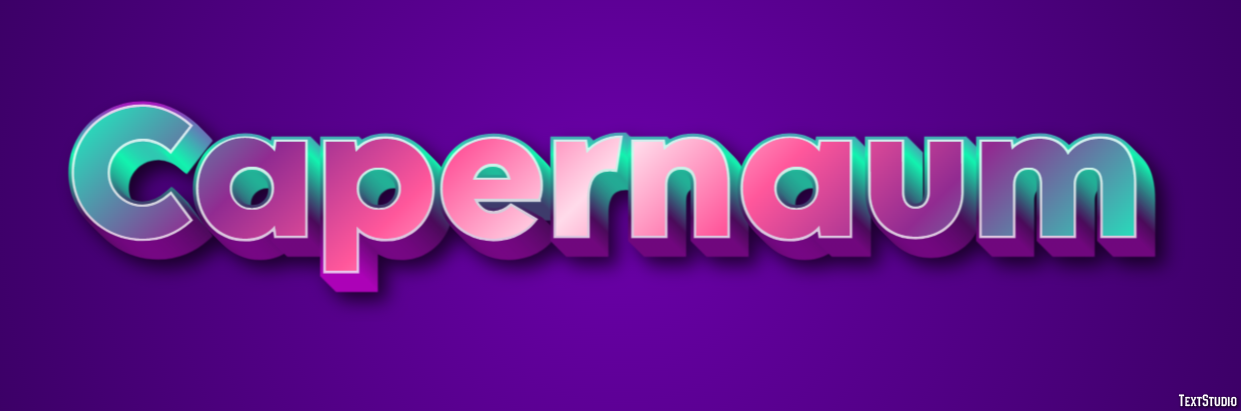 Capernaum Text Effect