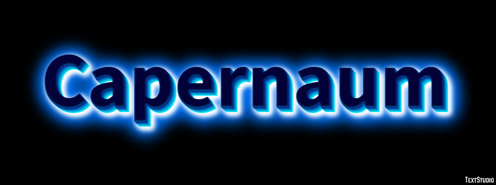 Capernaum Text Effect