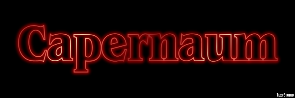 Capernaum Text Effect