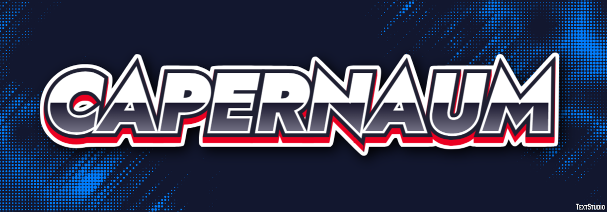 Capernaum Text effect