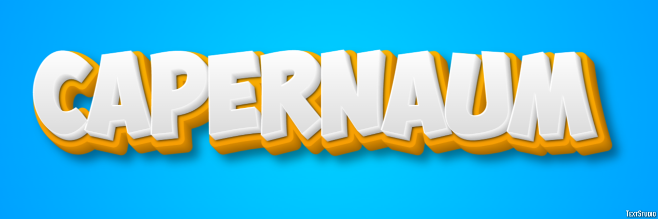 Capernaum Text Effect