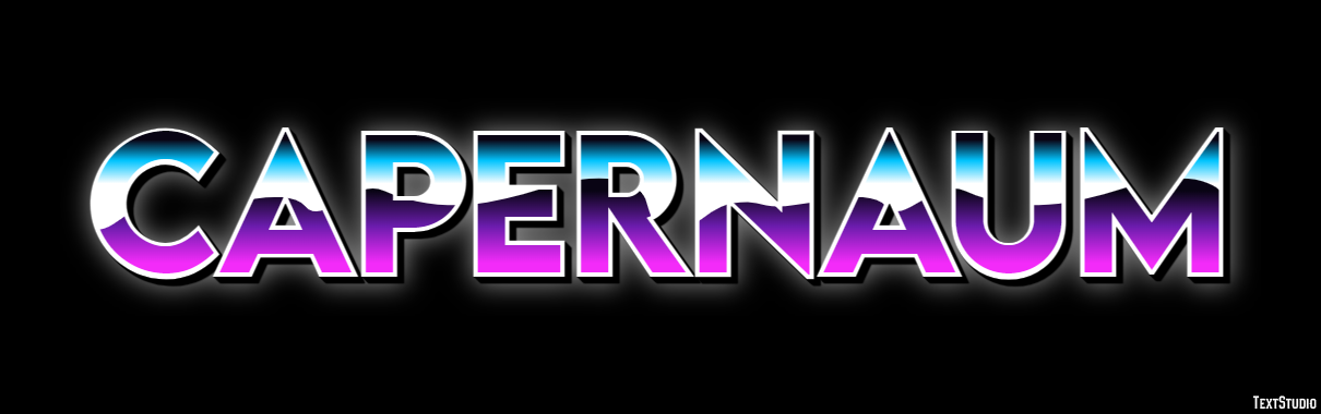 Capernaum Text effect