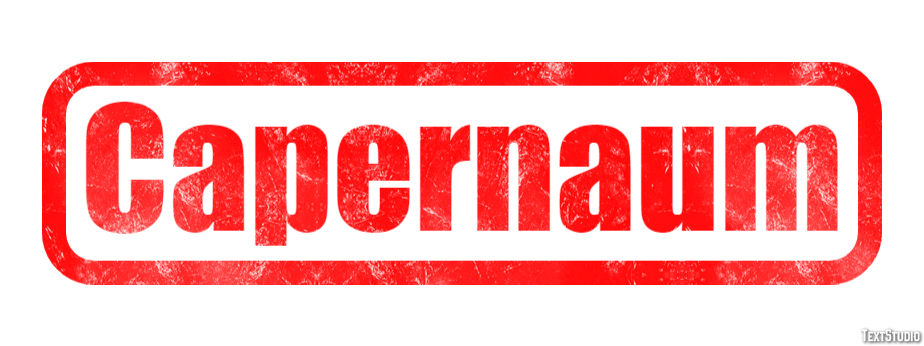 Capernaum Text effect