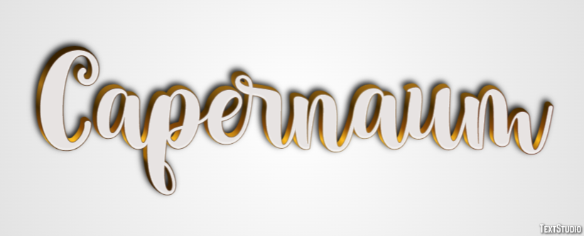 Capernaum Text Effect
