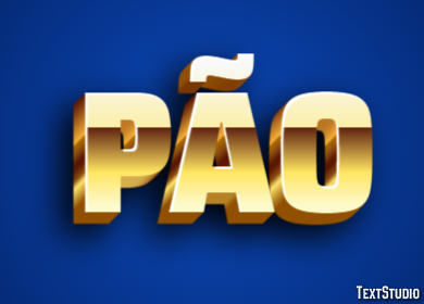 Pão Efeito de texto