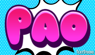 Pão Text Effect