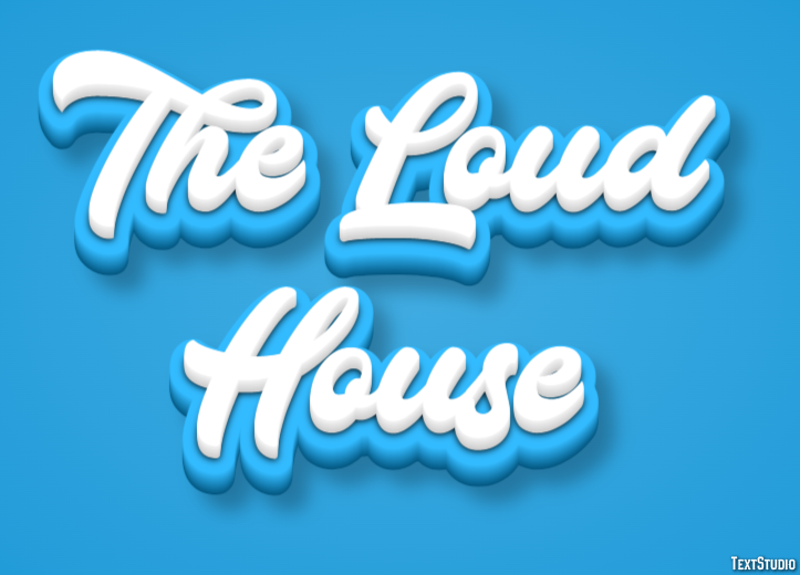 The Loud House Text Effect