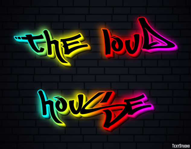 The Loud House Text Effect