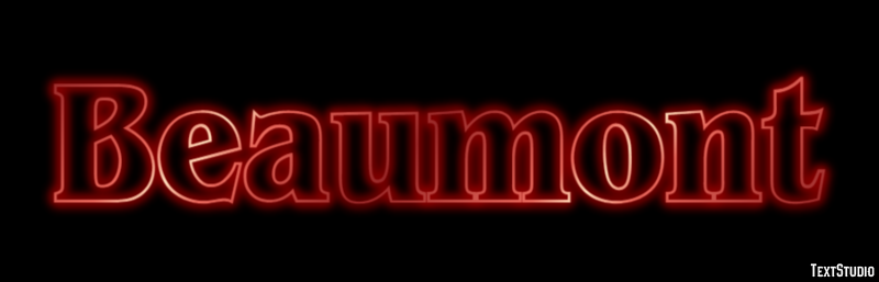 Beaumont Text Effect