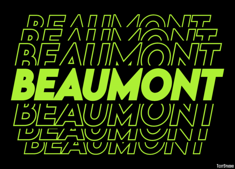 Beaumont Efekt tekstowy