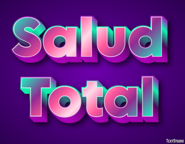 Salud Total Efeito de texto