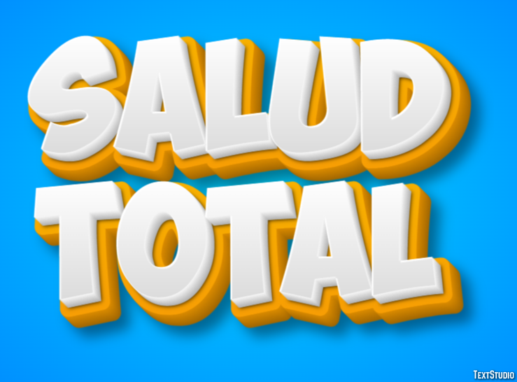 Salud Total Efeito de texto