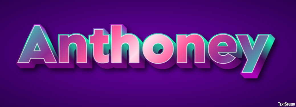 Anthoney Text effect