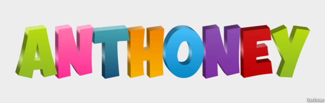 Anthoney Text effect