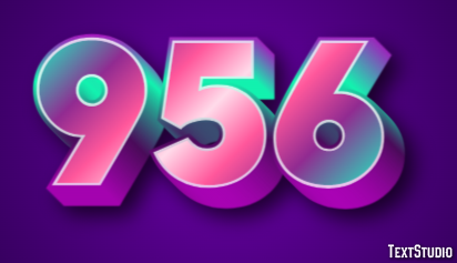956 Text Effect