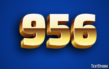 956 Text Effect