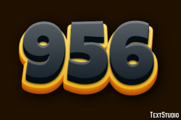 956 Text Effect