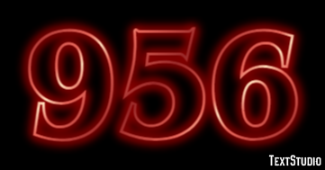 956 Text Effect