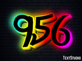 956 Text Effect