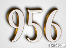 956 Text Effect