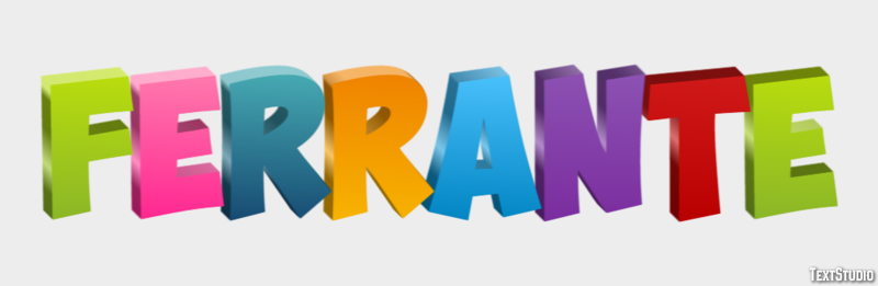 Ferrante Effetto testo