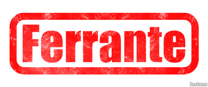 Ferrante Effetto testo