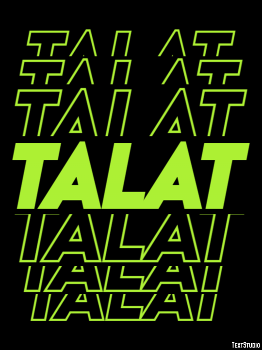 Talat Effetto testo