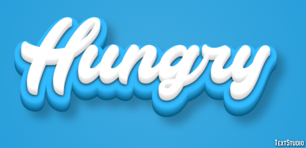 Hungry Text Effect