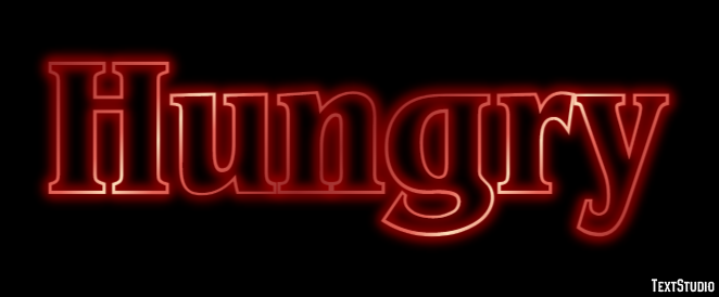 Hungry Text Effect