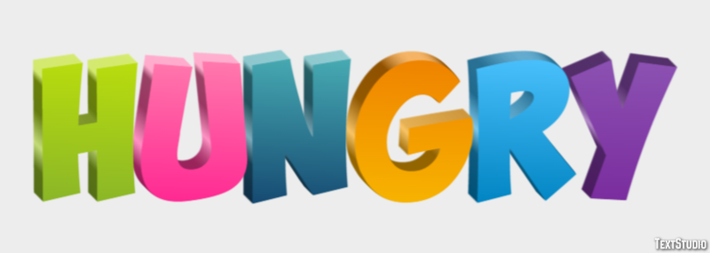 Hungry Text Effect