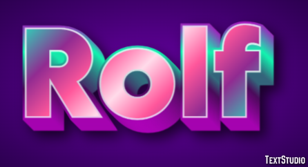 Rolf Texteffekt